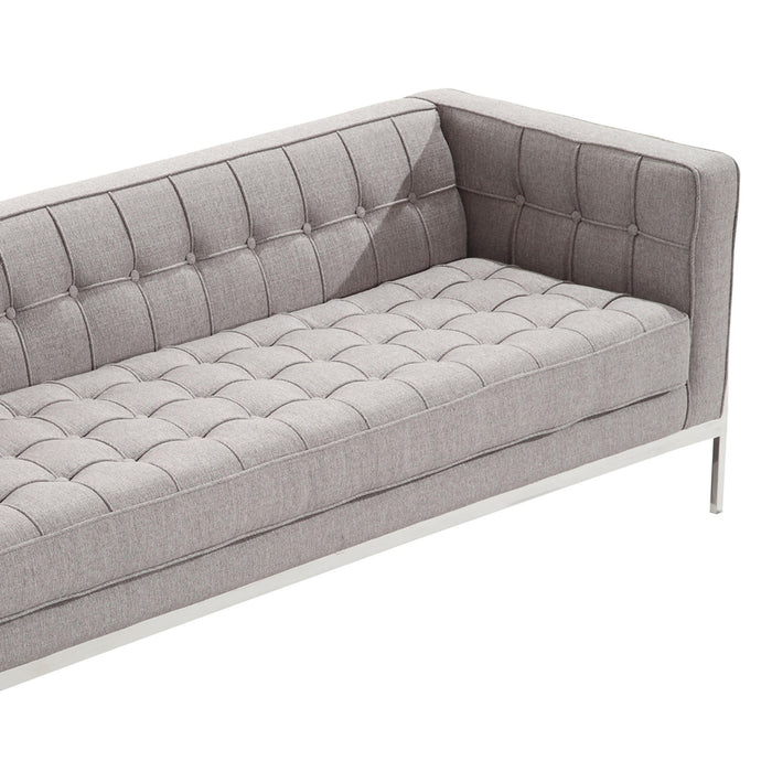 Andre - Contemporary Sofa - Gray Tweed