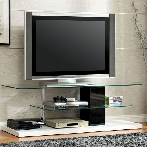 Neapoli - TV Console - Black / White Sacramento Furniture Store Furniture store in Sacramento