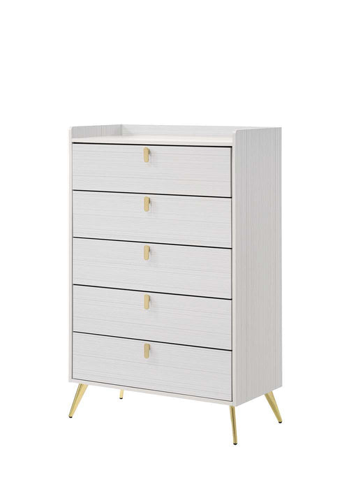 Zeena - Chest - White Finish Sacramento Furniture Store Furniture store in Sacramento