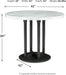 Centiar - Black / Gray - 5 Pc. - Counter Table, 4 Upholstered Barstools Sacramento Furniture Store Furniture store in Sacramento