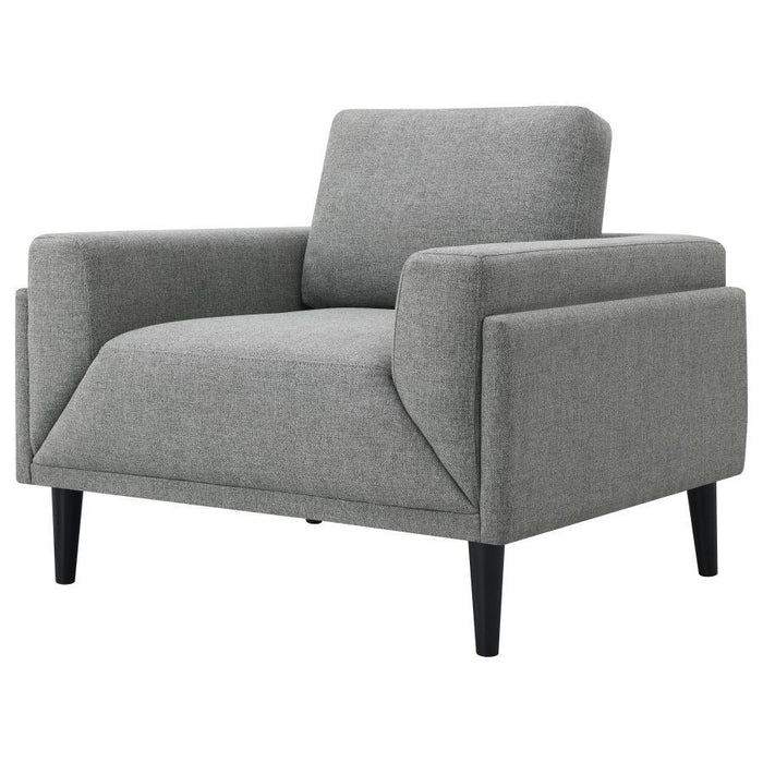 Rilynn - Upholstered Track Arms Chair Sacramento Furniture Store Furniture store in Sacramento