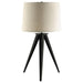 Sabat - Tripod Base Table Lamp - Black And Light Gray Sacramento Furniture Store Furniture store in Sacramento