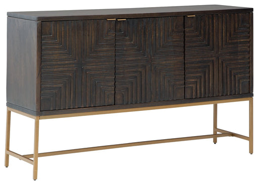 Elinmore - Brown / Gold Finish - Accent Cabinet Sacramento Furniture Store Furniture store in Sacramento