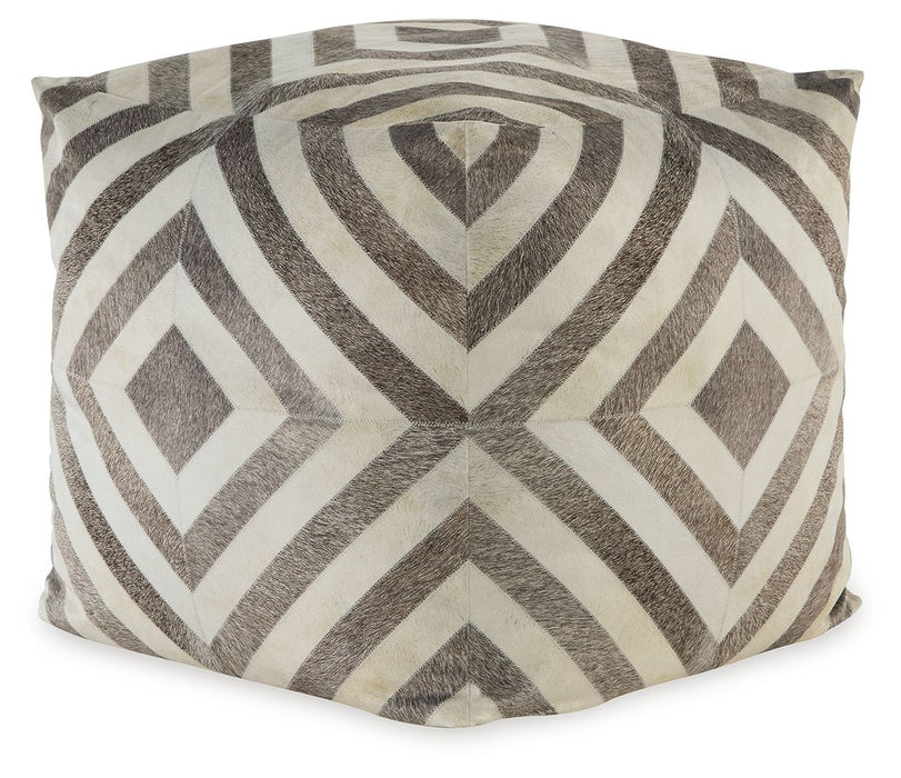 Hartselle - Brown - Pouf Sacramento Furniture Store Furniture store in Sacramento