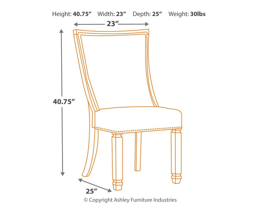 Bolanburg - Brown / Beige - Dining Uph Side Chair (Set of 2) - Lattice Back Sacramento Furniture Store Furniture store in Sacramento