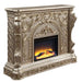 Zabrina - Fireplace - Antique Silver Finish - 49.5" Sacramento Furniture Store Furniture store in Sacramento