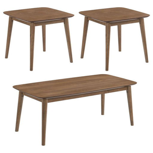 Radley - 3 Piece Occasional Set - Natural Walnut Sacramento Furniture Store Furniture store in Sacramento