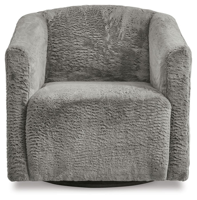 Bramner - Charcoal - Swivel Accent Chair Sacramento Furniture Store Furniture store in Sacramento