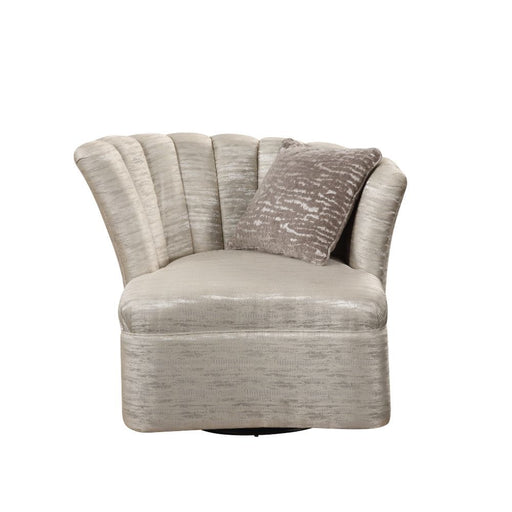 Athalia - Swivel Chair - Shimmering Pearl Sacramento Furniture Store Furniture store in Sacramento