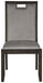 Hyndell - Gray / Dark Brown - Dining Uph Side Chair (Set of 2) Sacramento Furniture Store Furniture store in Sacramento