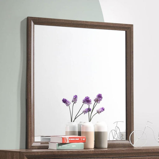 Brandon - Framed Dresser Mirror - Medium WArm - Brown Sacramento Furniture Store Furniture store in Sacramento