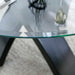 Jasmin - Round Dining Table - Black / White Sacramento Furniture Store Furniture store in Sacramento