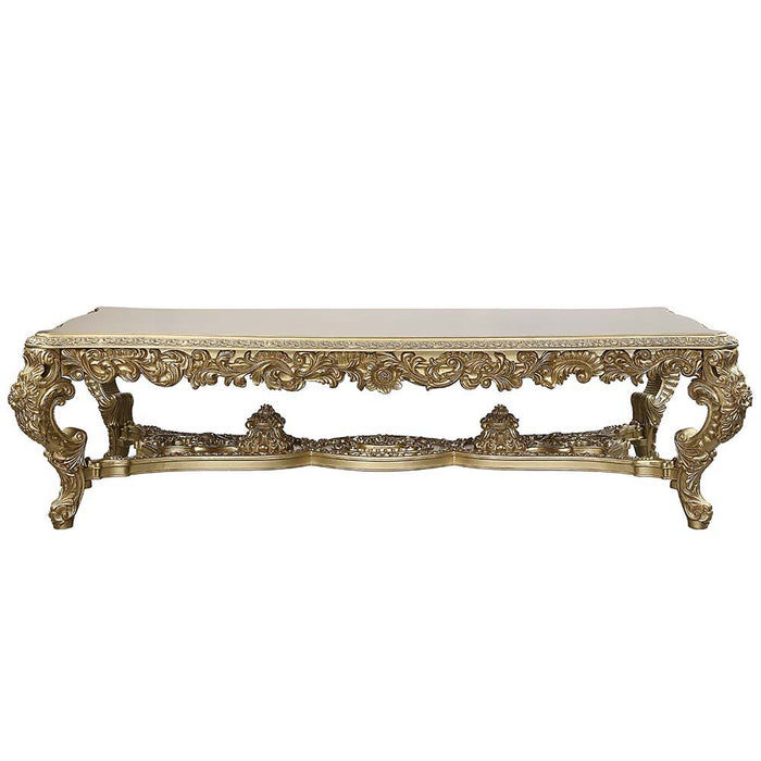 Bernadette - Dining Table - Gold Finish - 31" Sacramento Furniture Store Furniture store in Sacramento