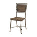 Jodoc - Side Chair (Set of 2) - Walnut & Gunmetal Sacramento Furniture Store Furniture store in Sacramento