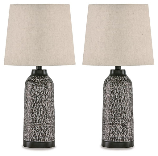 Lanson - Antique Bronze Finish - Metal Table Lamp (Set of 2) Sacramento Furniture Store Furniture store in Sacramento