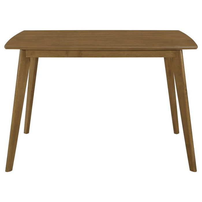 Kersey - Dining Table With Angled Legs - Chestnut Sacramento Furniture Store Furniture store in Sacramento