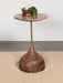 Colima - Round Wood Top Side Table - Peach Sacramento Furniture Store Furniture store in Sacramento