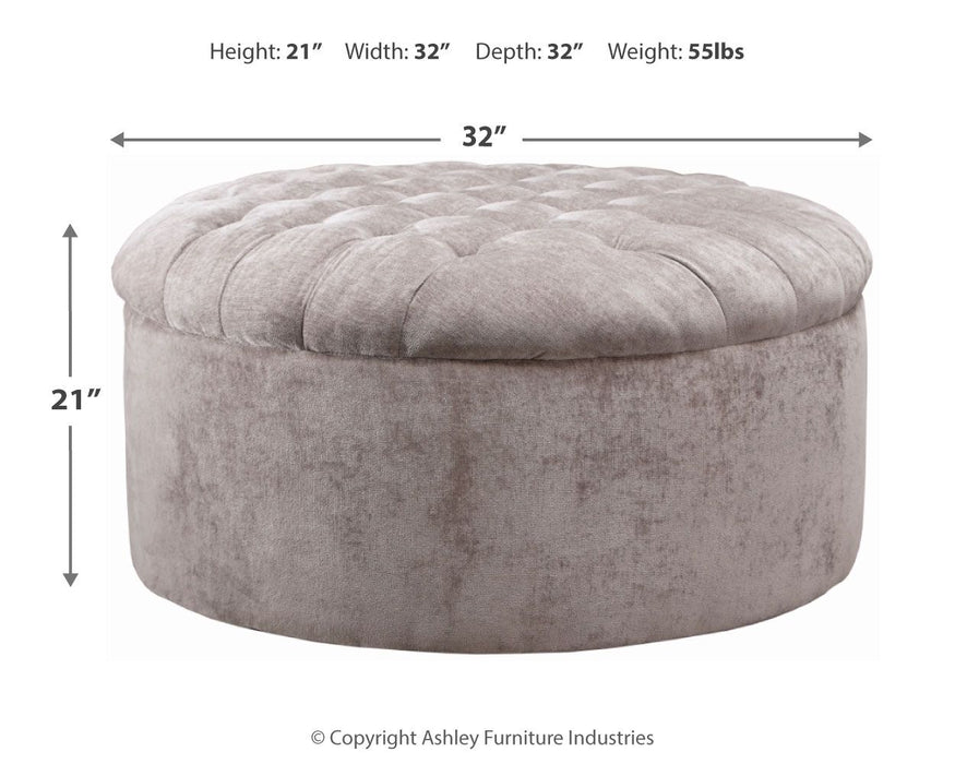 Carnaby - Linen - Oversized Accent Ottoman Sacramento Furniture Store Furniture store in Sacramento