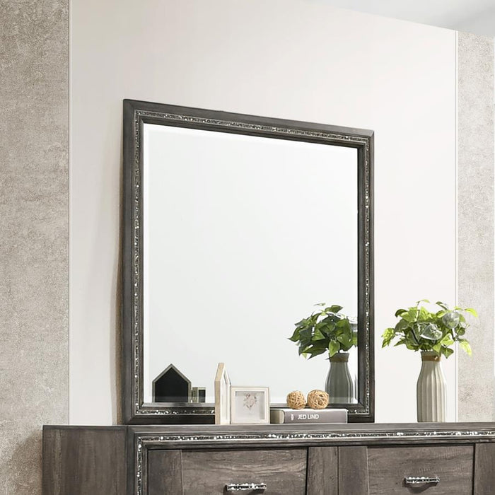 Janine - Square Dresser Mirror - Gray Sacramento Furniture Store Furniture store in Sacramento