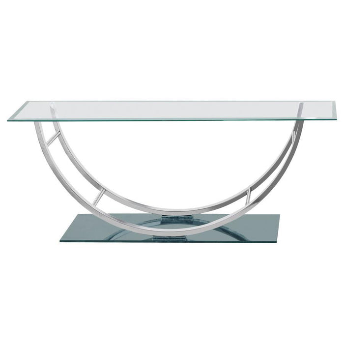 Danville - U-Shaped Coffee Table - Chrome Sacramento Furniture Store Furniture store in Sacramento