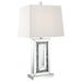 Ayelet - Table Lamp With Square Shade - White And Mirror Sacramento Furniture Store Furniture store in Sacramento