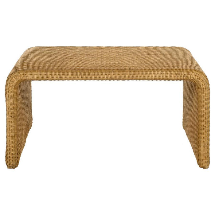 Juanita - Square Rattan Coffee Table - Natural Sacramento Furniture Store Furniture store in Sacramento