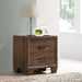 Brandon - 2-Drawer Nightstand - Medium Warm Brown Sacramento Furniture Store Furniture store in Sacramento