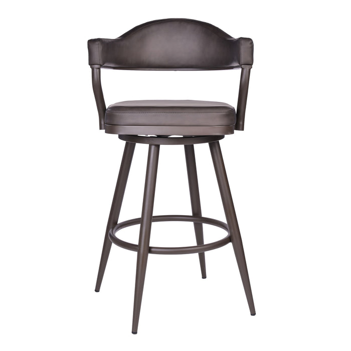 Justin - Swivel Vintage Bar Stool With Metal Legs