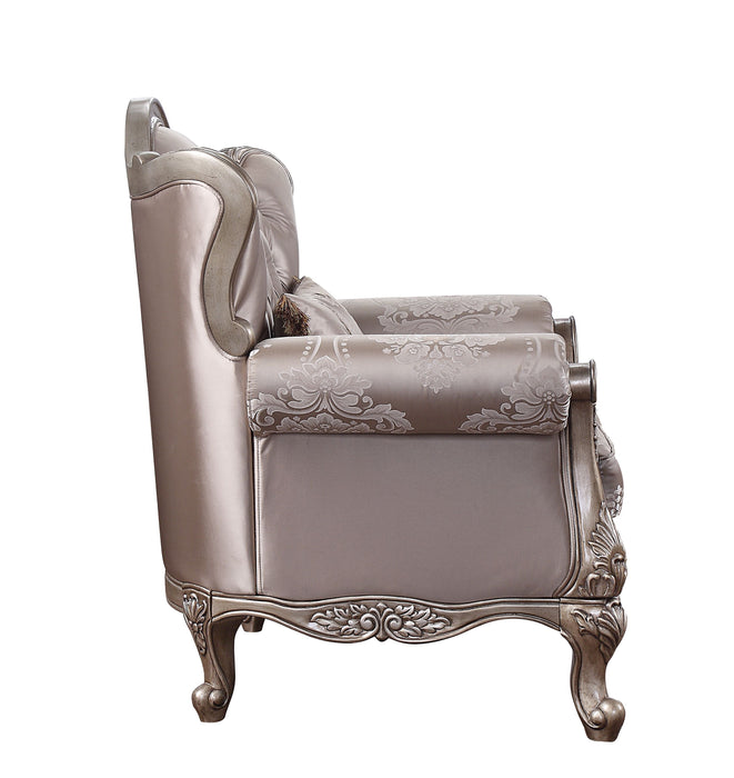 Jayceon - Chair - Fabric & Champagne Sacramento Furniture Store Furniture store in Sacramento