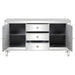 Leticia - 3-Drawer Accent Cabinet - Silver Sacramento Furniture Store Furniture store in Sacramento