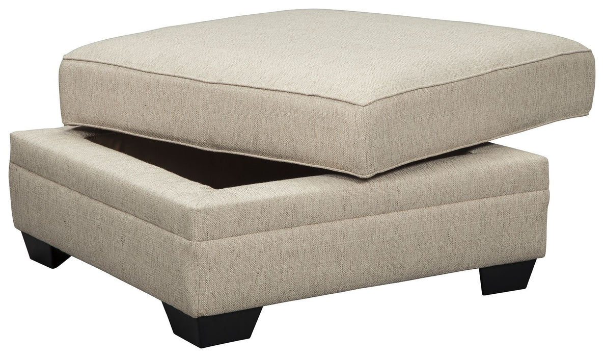 Luxora - Bisque - Ottoman With Storage Sacramento Furniture Store Furniture store in Sacramento