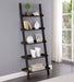 Colella - 5-Shelf Ladder Bookcase - Cappuccino Sacramento Furniture Store Furniture store in Sacramento