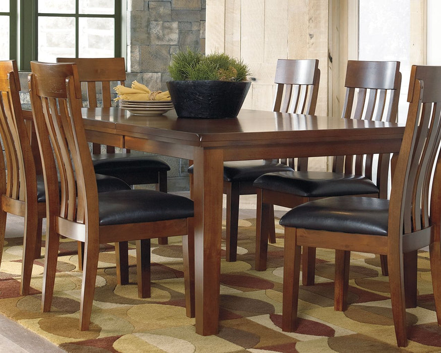 Ralene - Medium Brown - Rectangular Dining Room Butterfly Extension Table Sacramento Furniture Store Furniture store in Sacramento