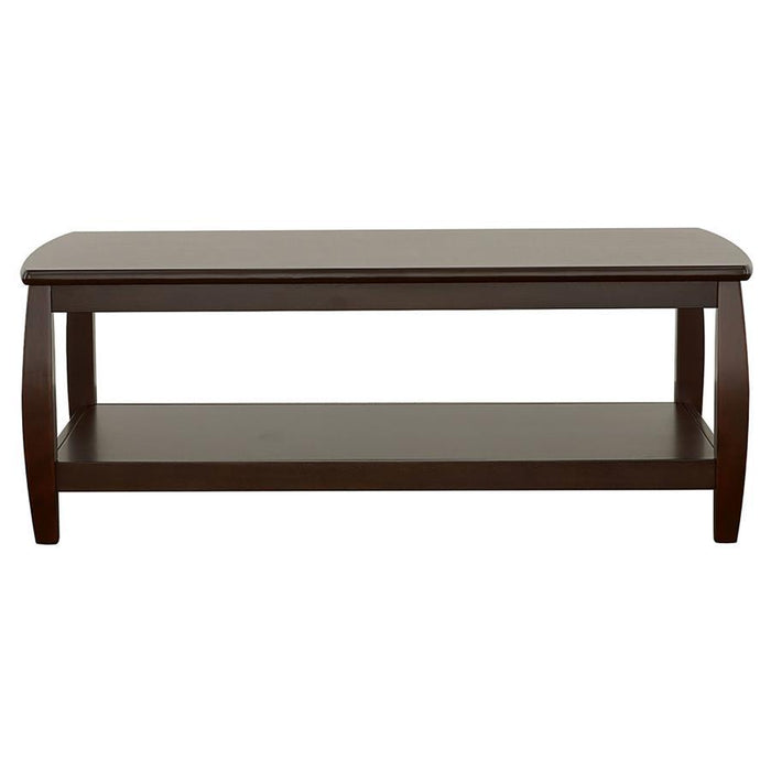 Dixon - Rectangular Coffee Table With Lower Shelf - Espresso Sacramento Furniture Store Furniture store in Sacramento
