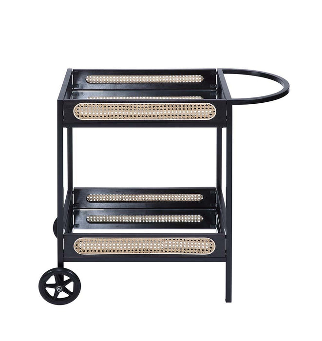 Colson - Serving Cart - Black Finish Sacramento Furniture Store Furniture store in Sacramento