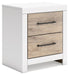 Charbitt - Two-tone - Two Drawer Night Stand Sacramento Furniture Store Furniture store in Sacramento