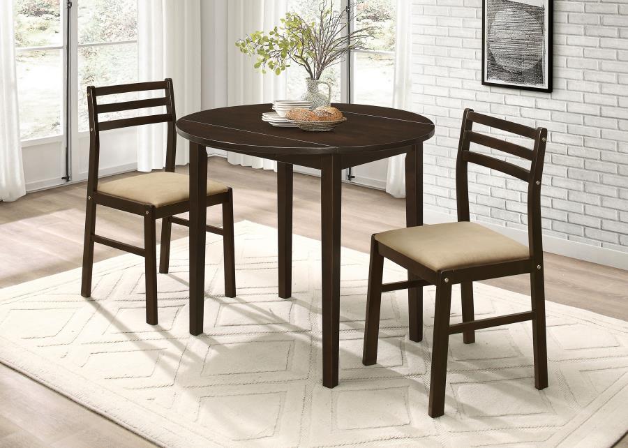 Bucknell - 3-piece Dining Set with Drop Leaf Sacramento Furniture Store Furniture store in Sacramento