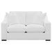 Ashlyn - Upholstered Sloped Arms Loveseat - White Sacramento Furniture Store Furniture store in Sacramento