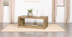 Benton - Rectangular Solid Wood Coffee Table - Natural Sacramento Furniture Store Furniture store in Sacramento