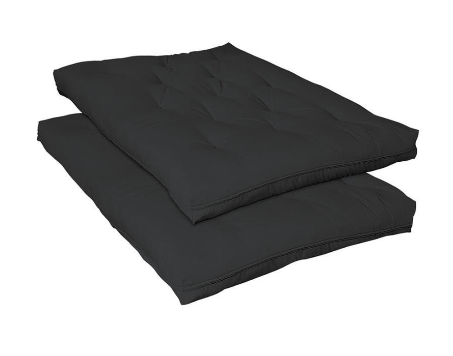 7.5" Deluxe Innerspring Futon Pad - Black Sacramento Furniture Store Furniture store in Sacramento