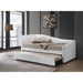 Jedda - Daybed - White PU Sacramento Furniture Store Furniture store in Sacramento