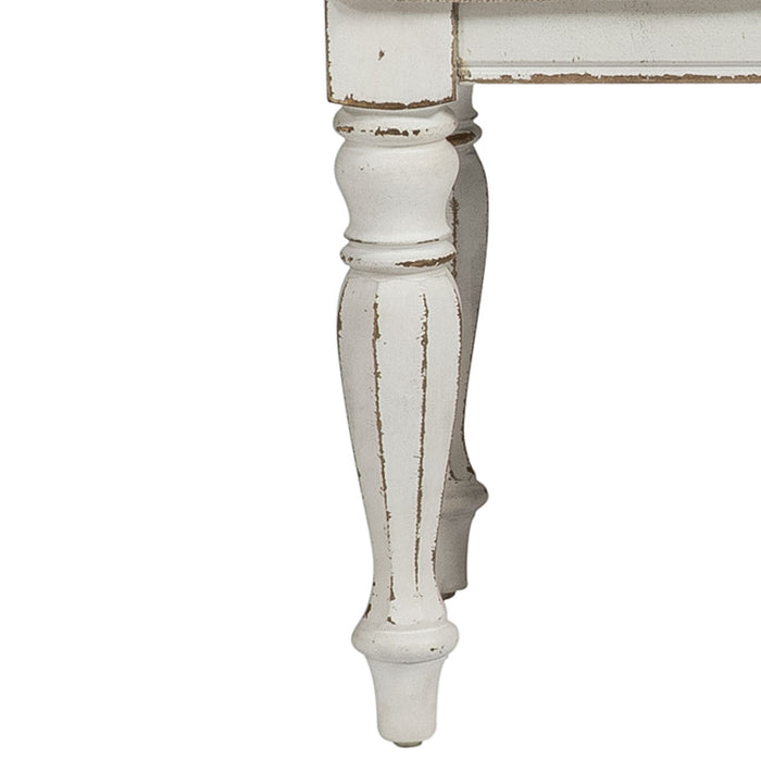 Magnolia Manor - Vanity Stool - White