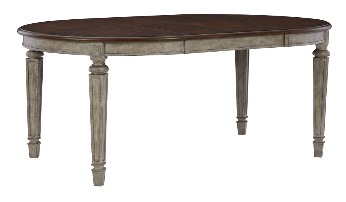 Lodenbay - Antique Gray - Oval Dining Room Extension Table Sacramento Furniture Store Furniture store in Sacramento