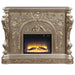 Zabrina - Fireplace - Antique Silver Finish - 49.5" Sacramento Furniture Store Furniture store in Sacramento