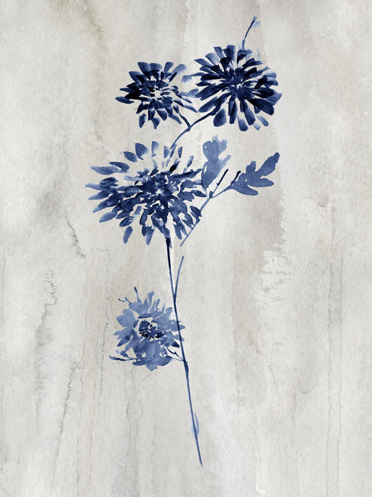 Indigo Botanical IV By Conrad Knutsen - Beige