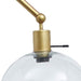 Marilee - Antique Brass Finish - Metal Floor Lamp Sacramento Furniture Store Furniture store in Sacramento