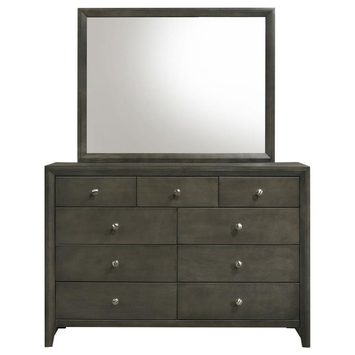 Serenity - 9-Drawer Dresser With Mirror