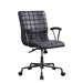 Barack - Executive Office Chair - Vintage Black Top Grain Leather & Aluminum Sacramento Furniture Store Furniture store in Sacramento