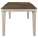 Ronnie - Starburst Dining Table - Nutmeg And Rustic Cream Sacramento Furniture Store Furniture store in Sacramento