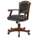 Turk - Game Chair With Casters - Black And Tobacco Sacramento Furniture Store Furniture store in Sacramento